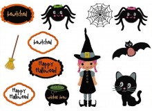 Stickserie Kleine Hexe